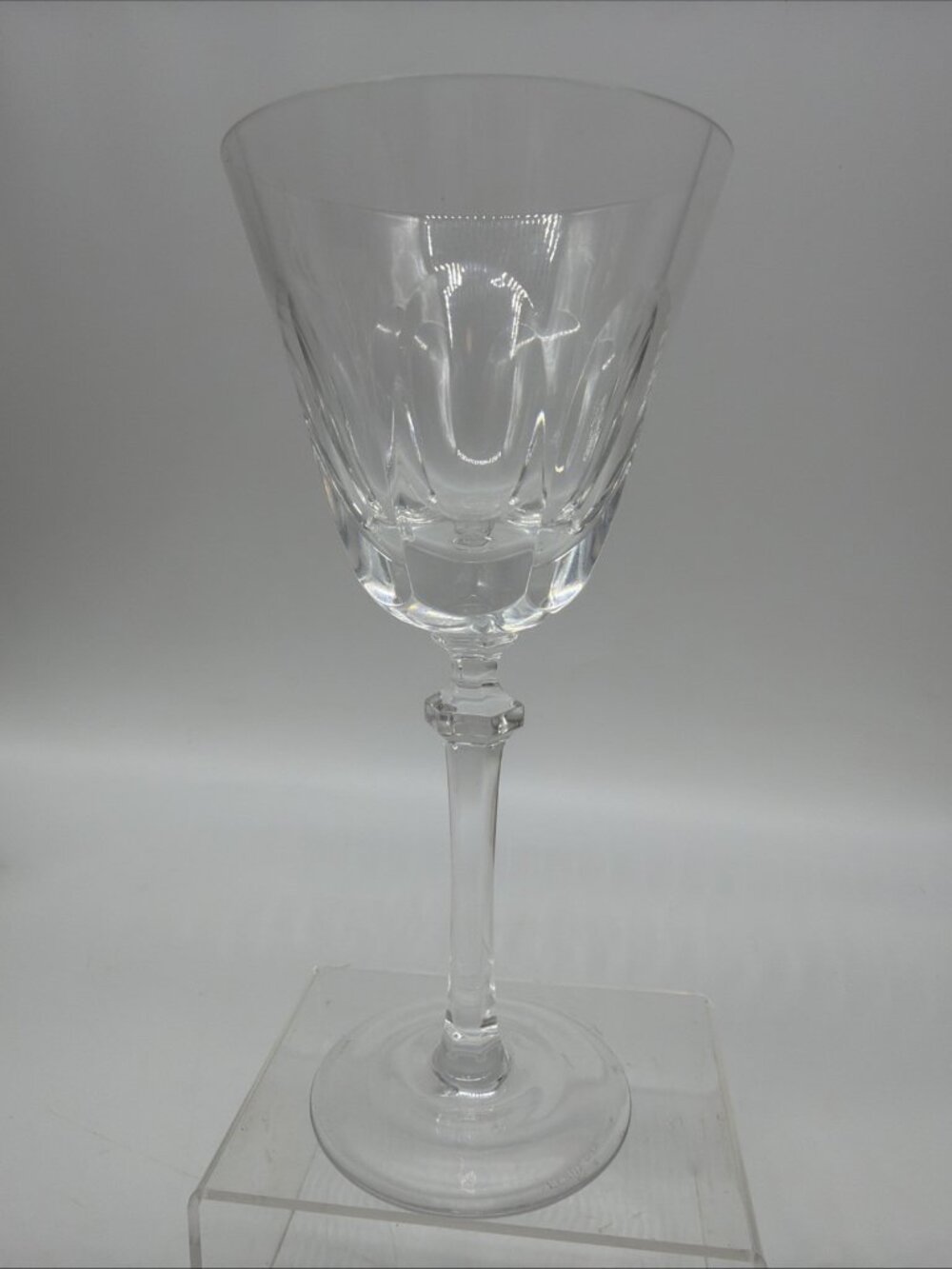 Lenox USA Hanover Crystal Glass 1985-1989 DC Wine Glass 7 1/4” Replacement HTF